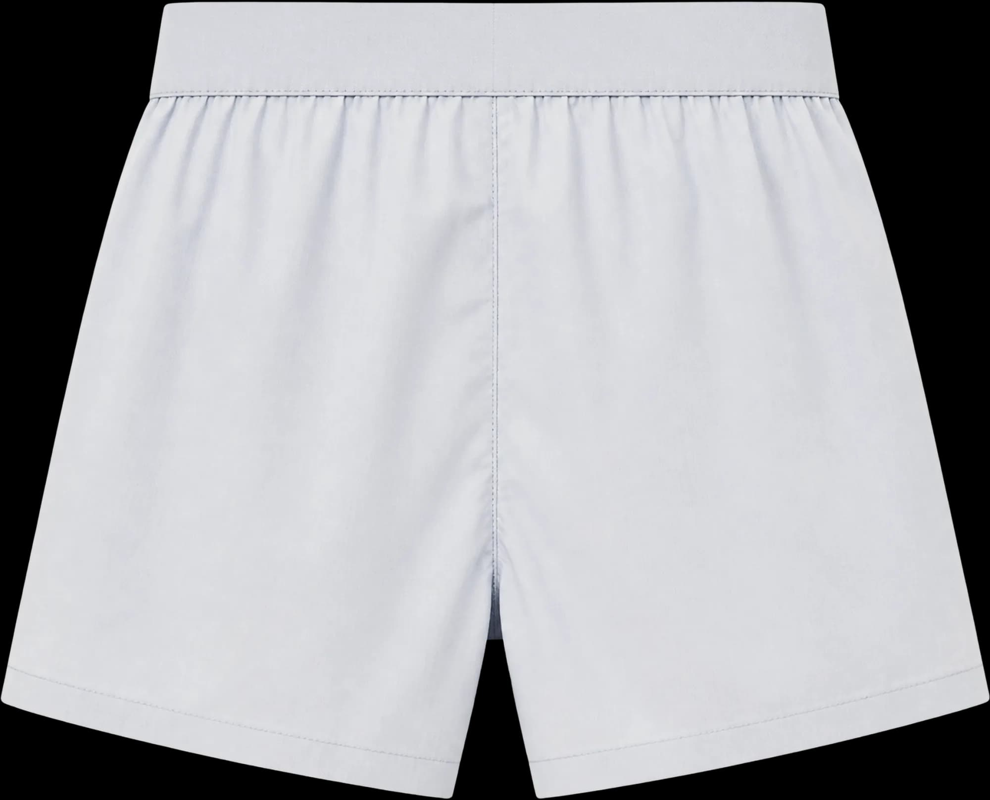 A pair of boxers wearing the top 22 logos